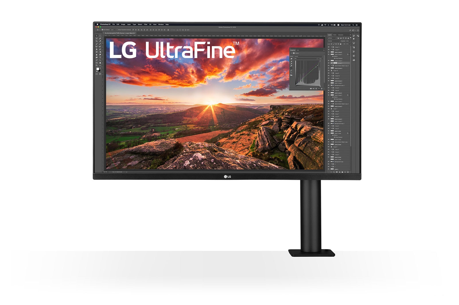 מסך מחשב 31.5 אינטש LG 32UN880P-B 4K
