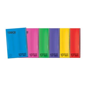 מחברת ספירלה A5 נושא 1 מארז 3 מחברות - שורה (מגוון צבעים)