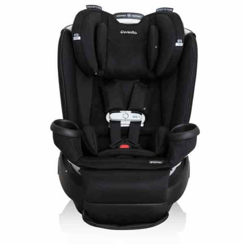 כיסא בטיחות מסתובב 360 משולב בוסטר דגם REVOLVE 360 EXTAND עם מערכת SENSOR SAFE אוונפלו צבע שחור Onyx Black