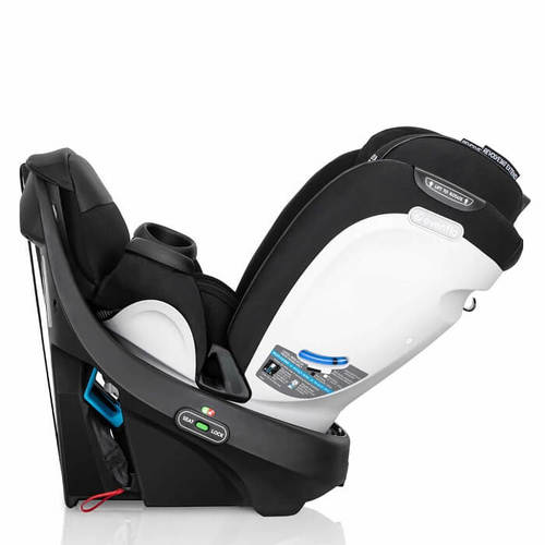 כיסא בטיחות מסתובב 360 משולב בוסטר דגם REVOLVE 360 EXTAND עם מערכת SENSOR SAFE אוונפלו צבע שחור Onyx Black