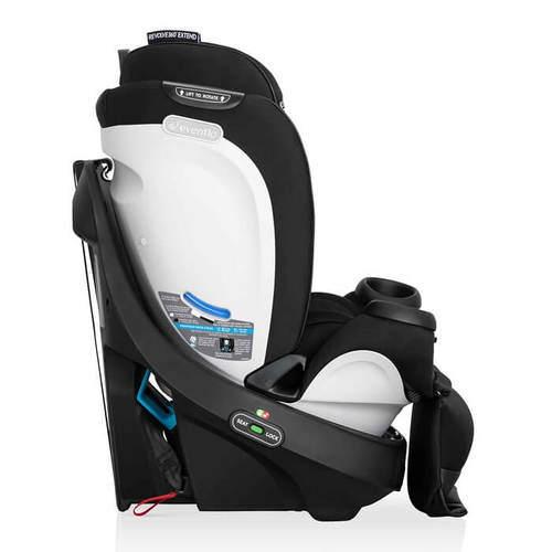 כיסא בטיחות מסתובב 360 משולב בוסטר דגם REVOLVE 360 EXTAND עם מערכת SENSOR SAFE אוונפלו צבע שחור Onyx Black