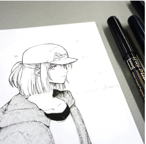 סט 3 טושים דקים MANGAKA