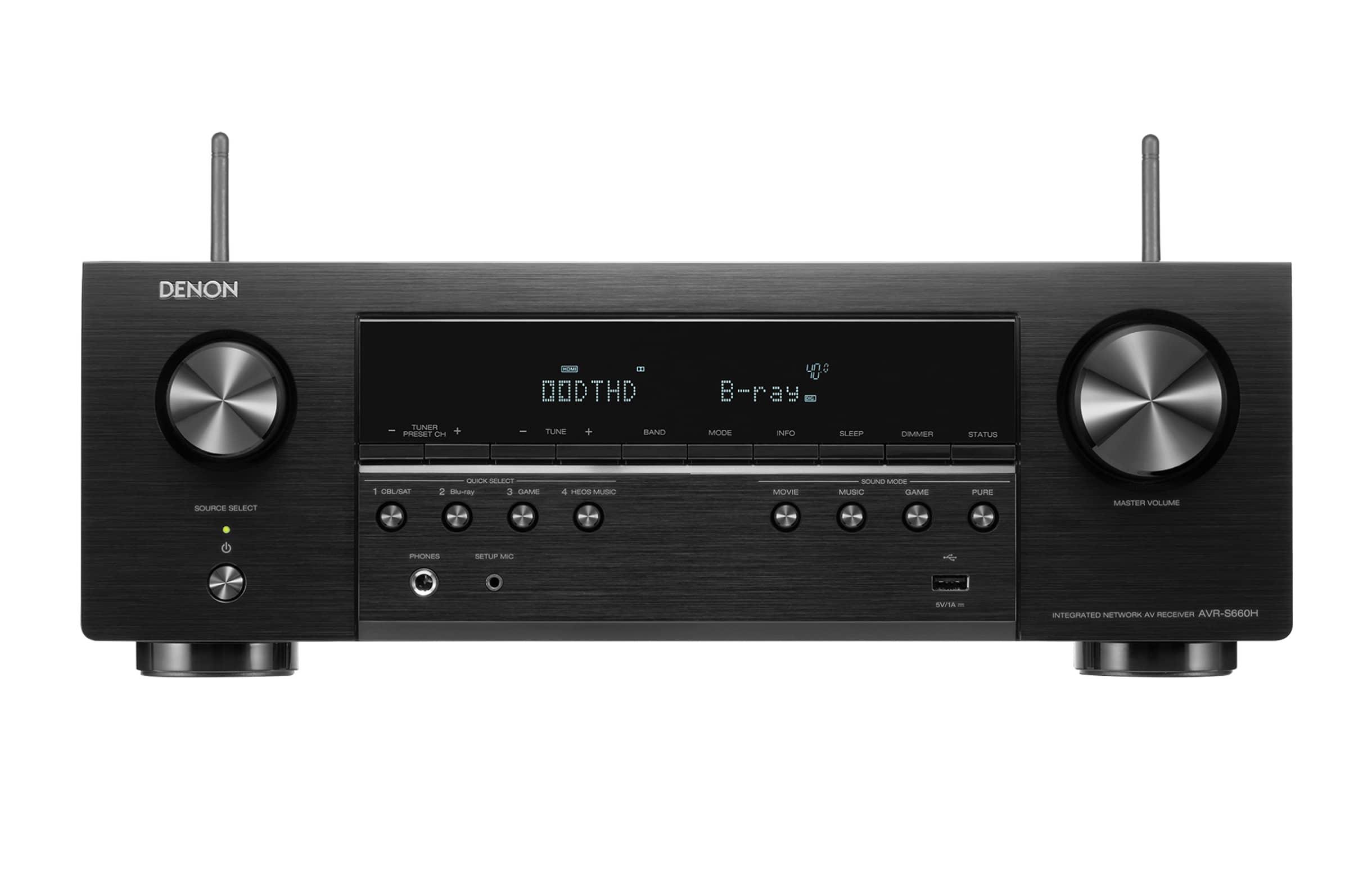 AVR-S670H – Denon | רסיבר לקולנוע ביתי – 5.2 ערוצים