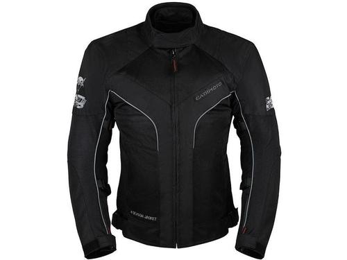 מעיל אופנוע רב עונתי CAT2MOTO דגם CLASSIC שחור