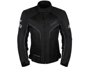 מעיל אופנוע רב עונתי CAT2MOTO דגם CLASSIC שחור