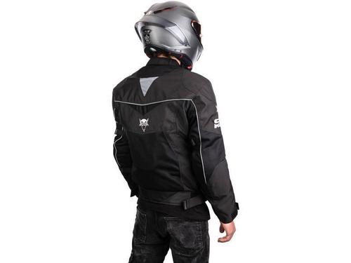 מעיל אופנוע רב עונתי CAT2MOTO דגם CLASSIC שחור