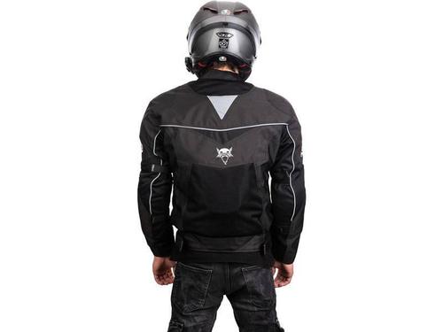 מעיל אופנוע רב עונתי CAT2MOTO דגם CLASSIC שחור