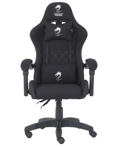 כיסא גיימינג בציפוי בד Dragon Ace Fabric שחור