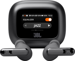 אוזניות אלחוטיות שחורות עם מארז חכם JBL Live Beam 3 TWS ANC