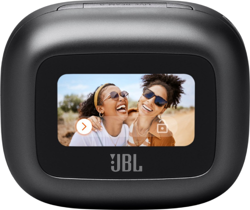 אוזניות אלחוטיות שחורות עם מארז חכם JBL Live Beam 3 TWS ANC