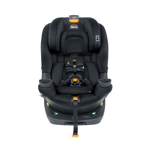 כסא בטיחות מסתובב פיט 360 Fit עם בדי קלירטקס ClearTex ללא כימיקלים ומנגנון התקנה LeverLock - שחור