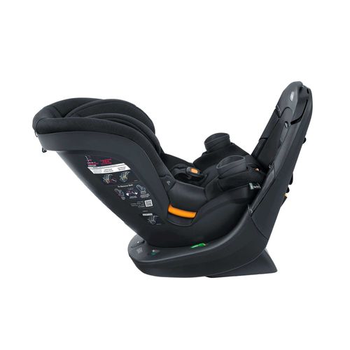 כסא בטיחות מסתובב פיט 360 Fit עם בדי קלירטקס ClearTex ללא כימיקלים ומנגנון התקנה LeverLock - שחור