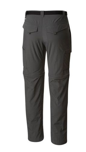 מכנסי טיולים מתקצרים לגברים אפור Columbia - Silver Ridge