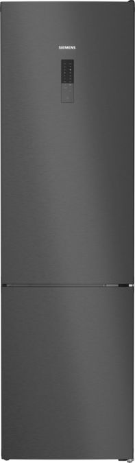 מקרר עם מקפיא  NoFrost KG39NXXCF  נירוסטה שחורה