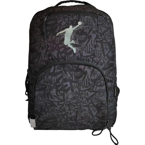 תיק עם טריק המתפצל לתיק גדול ותיק קטן, 5 תאים ומערכת גב ארגונומית - כדורסל שחור