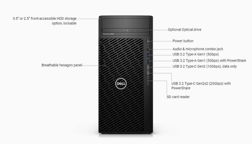 מחשב נייח Intel Core i9 Dell Precision 3680 PM-RD33-15122 דל