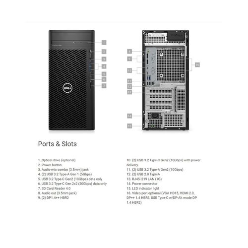 מחשב נייח Intel Core i9 Dell Precision 3680 PM-RD33-15122 דל