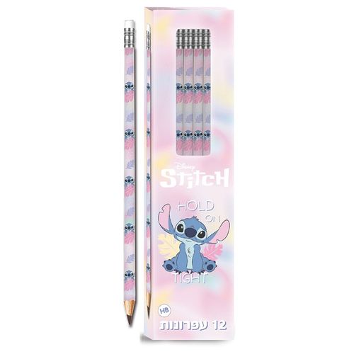 מארז 12 עפרונות עם מחק - לילו וסטיץ