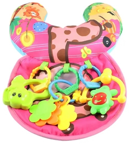 כרית פעילות לתינוק מבית Pit Toys - ג'ירפה