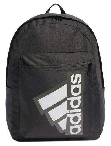 תיק גב Adidas דגם קלאסיק - שחור לוגו אפור