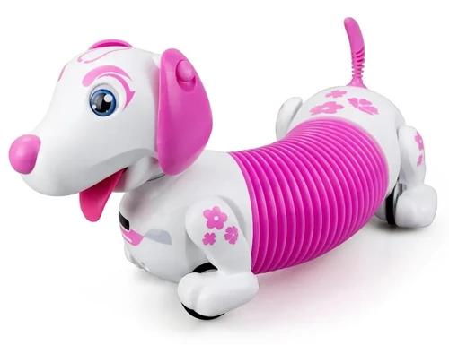 כלב רובוט - כלב תחש גדול עם חיישני מגע ותנועה - חום