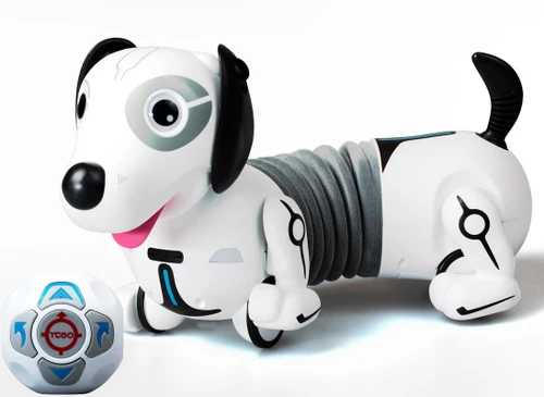 כלב רובוט - כלב תחש גדול עם חיישני מגע ותנועה - חום