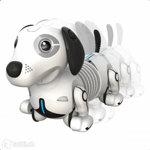 כלב רובוט - כלב תחש גדול עם חיישני מגע ותנועה - חום