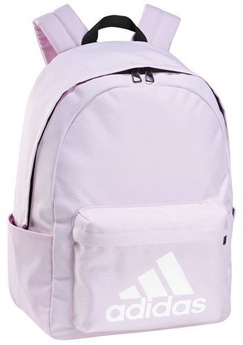 תיק גב Adidas דגם קלאסיק - סגול לילך לוגו לבן