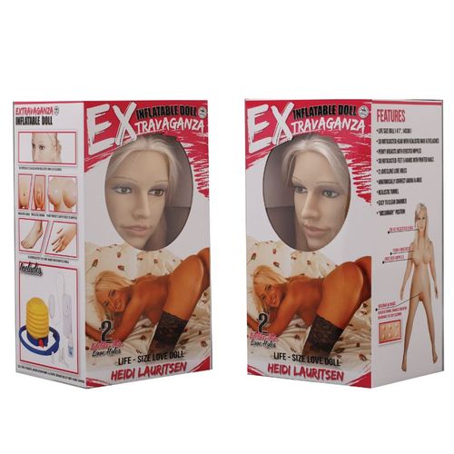 בובת מין מתנפחת תלת מימדית מקצועית לגבר NMC -Extravaganza - Heidi Lauritsen