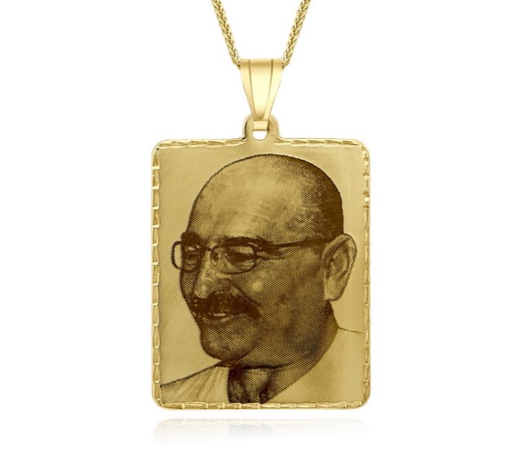 שרשרת ותליון תמונה מזהב 14K