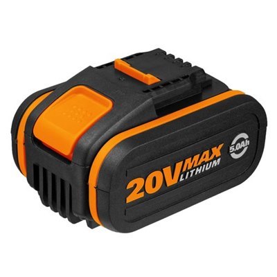 סוללת ליתיום  מקורית WA3556 20V 5.0AH WORX הסדרה הכתומה