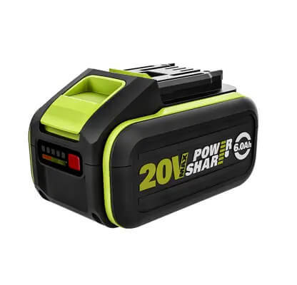  סוללה מקורית וורקס Worx WA3406 20V 6A הסדרה הירוקה