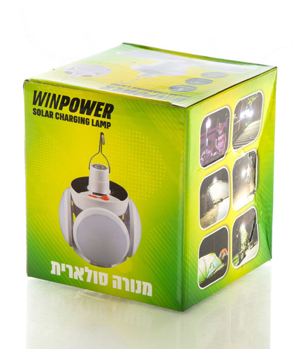 מנורה סולארית נטענת WINPOWER