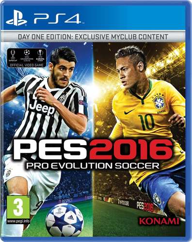  Pro Evolution Soccer 2016 PES 2016  SONY PS4 משחק