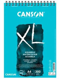 בלוק אקוורל 300 גר' CANSON XL A4 (30 דף)