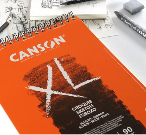 בלוק נייר CANSON XL Croquis A3 (120 דף)