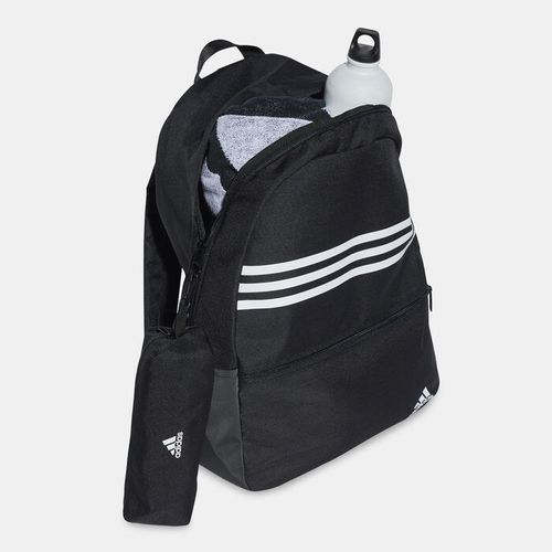 תיק גב Adidas דגם קלאסיק - שחור פסים עם קלמר