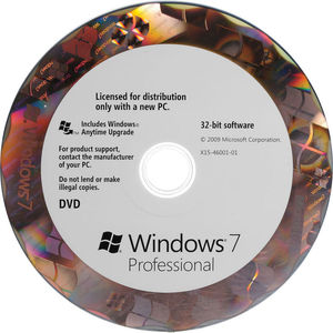 מערכת הפעלה חלונות 7 פרו Windows 7 Pro OEM מלאה מיקרוסופט