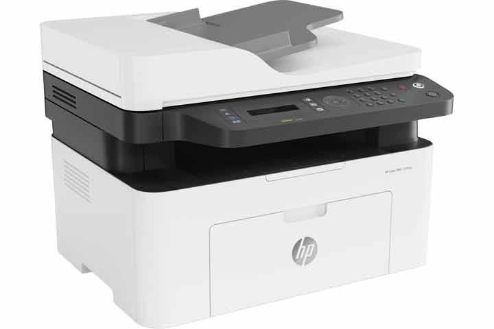 מדפסת לייזר משולבת אלחוטית (שחור/לבן) HP LASER MFP 137FNM 