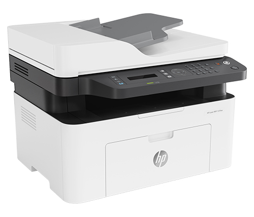 מדפסת לייזר משולבת אלחוטית (שחור/לבן) HP LASER MFP 137FNM 
