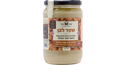 חמאת שקד לבן אריזה משפחתית