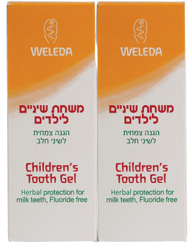 וולדה | משחת שיניים לילדים | זוג | כל אריזה מכילה 50 מ