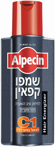 אלפסין | שמפו קפאין | מכיל 250 מ
