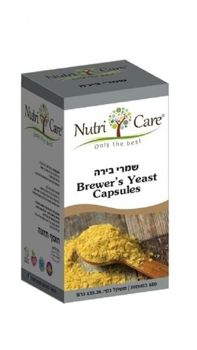 שמרי בירה | מכיל 180 כמוסות |  נוטרי קר | Nutri Care