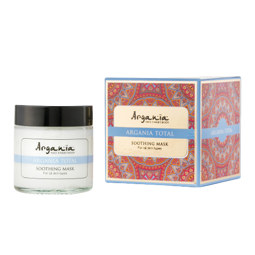 מסכה מרגיעה | לכל סוגי העור | בעלת פעולה משולשת | מכיל 120 מ