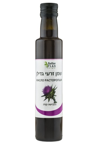שמן זרעי גדילן | בכבישה קרה | מכיל 250 מ"ל