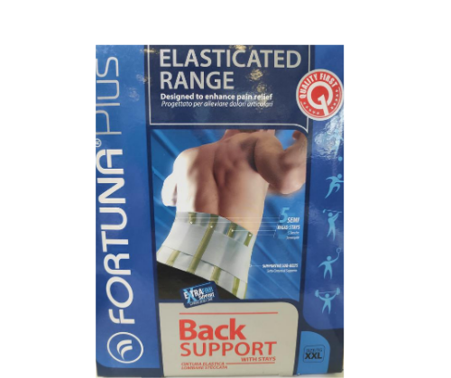 חגורת גב עם מייצבים - מידה XXL - פורטונה פלוס + פורטונה פלוס | Fortuna Plus