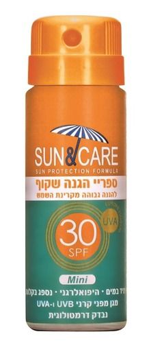 ספריי הגנה שקוף להגנה גבוהה מקרינת השמש | 30 SPF | מכיל 40 מ