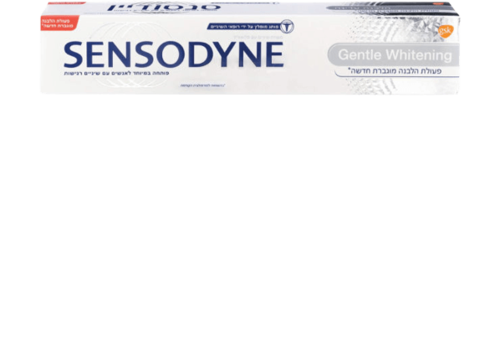 סנסודיין | Gentle whitening | משחת שיניים להלבנה עדינה | מכיל 75 מ