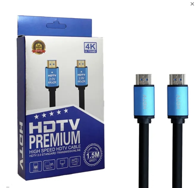 כבל HDTV Premhum 4k High Speed 1.5M במלאי